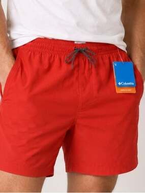 Columbia Omni-Shade Men’s Burnt Orange Swim Trunks Board Shorts XXL NWT